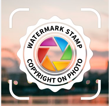 Watermark Stamp: Text on Photo