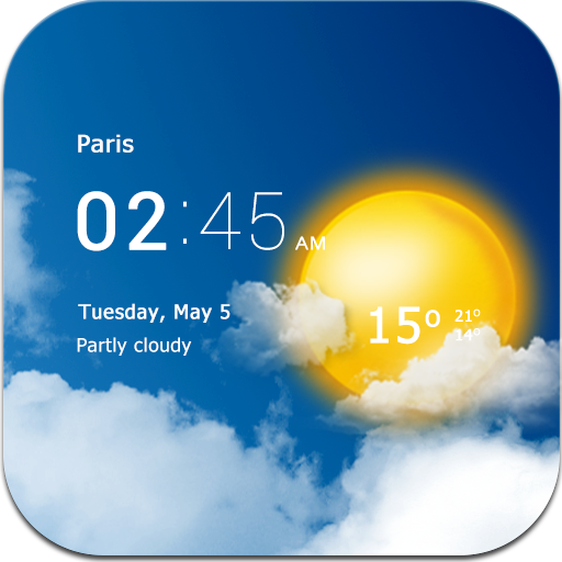 Transparent Clock & Weather Pro