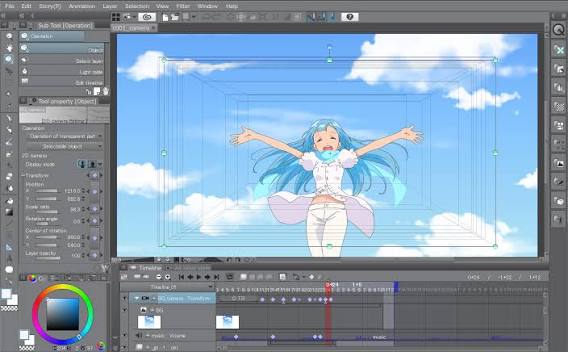Screen Shot of Clip Studio Paint EX for Windows