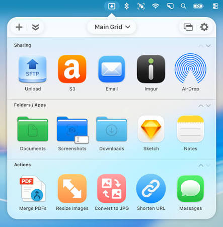 Screen Shot of Dropzon Pro for mac